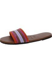 Havaianas YOU MALTA Womens Round toe Rainbow Flatform Sandals