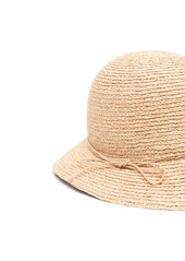 Helen Kaminski bow-detailing raffia sun hat