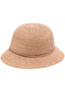 Helen Kaminski bow-detailing raffia sun hat