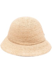 Helen Kaminski bow-detailing raffia sun hat