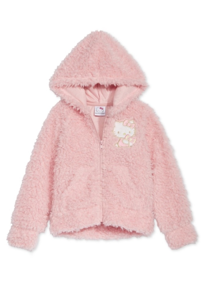 girls fur hoodie