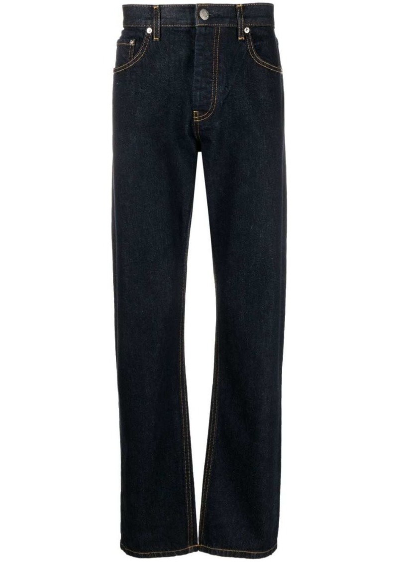 Helmut Lang ‘98 mid-rise straight-leg jeans