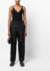 Helmut Lang Angela V-neck knitted top