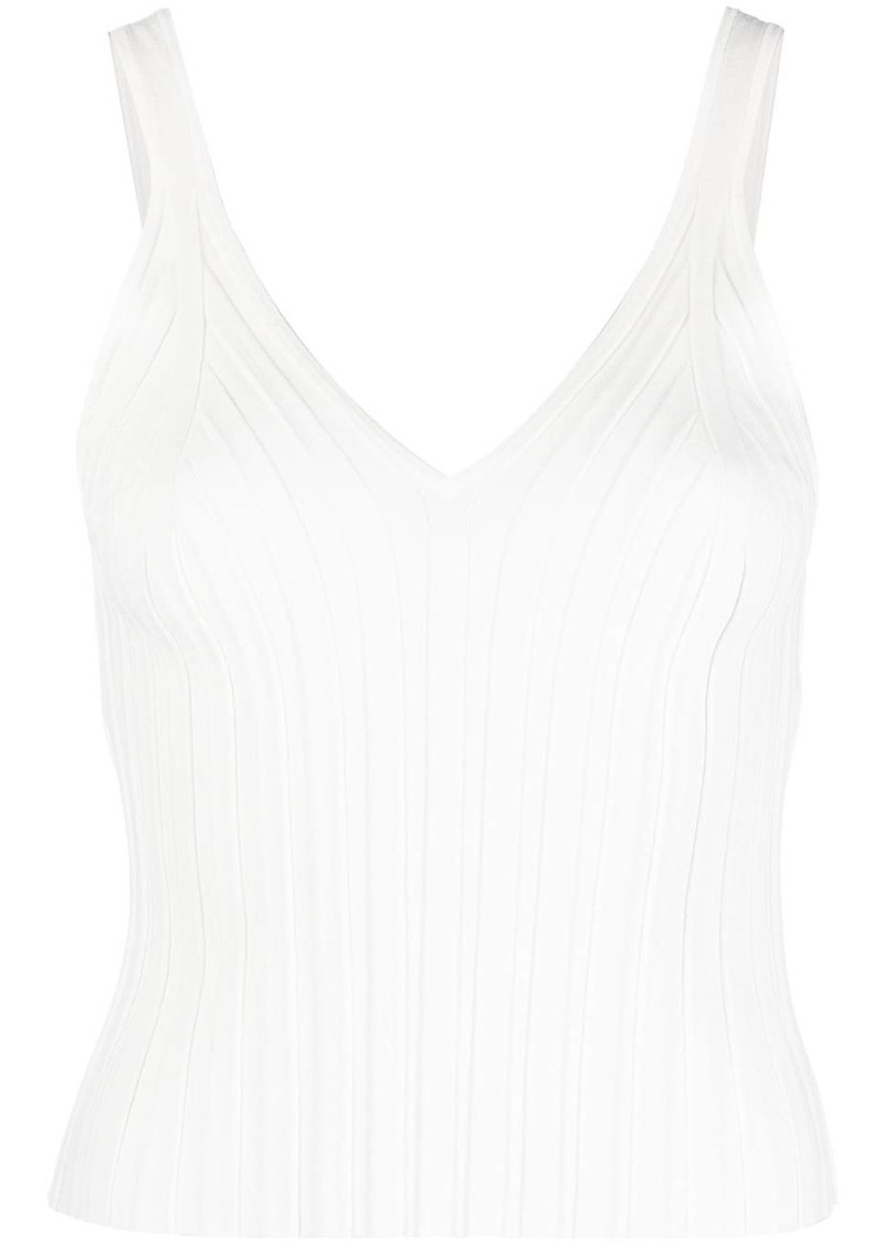 Helmut Lang Angela V-neck knitted top