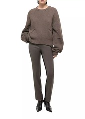 Helmut Lang Apex Chunky Wool-Cashmere Crewneck Sweater