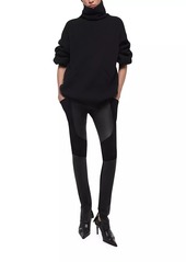 Helmut Lang Apex Chunky Wool-Cashmere Turtleneck Sweater