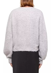 Helmut Lang Apex Crewneck Brushed Sweater