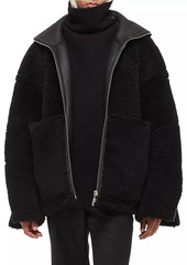 Helmut Lang Apex Teddy Shearling Jacket