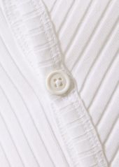 Helmut Lang Asymmetric Twisted Cotton Top