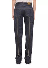 Helmut Lang Back-Zip Carpenter Jeans