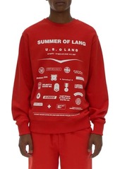 Helmut Lang Badge Lifeguard Crewneck Sweatshirt