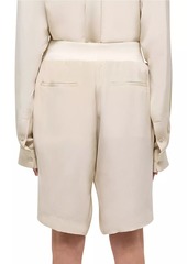Helmut Lang Bomber Silk Shorts