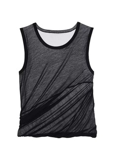 Helmut Lang Bubble Cotton Knit Tank