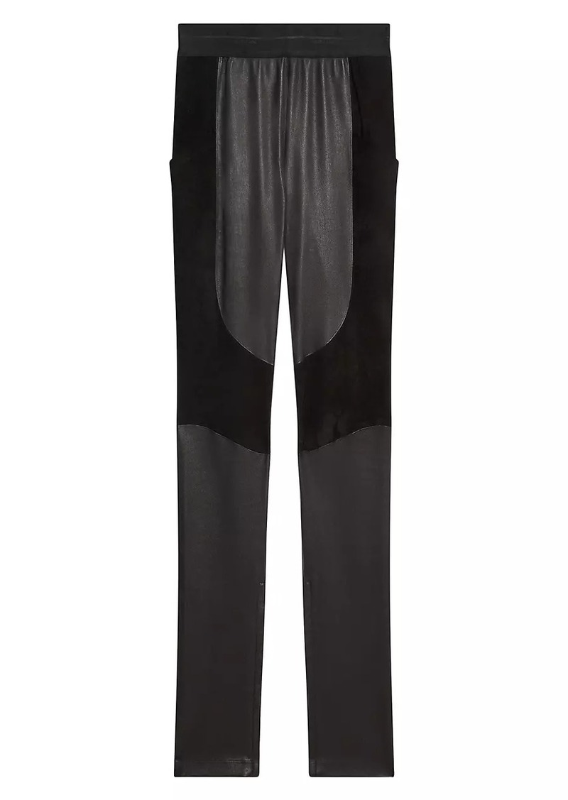 Helmut Lang CL Racer Leather Leggings