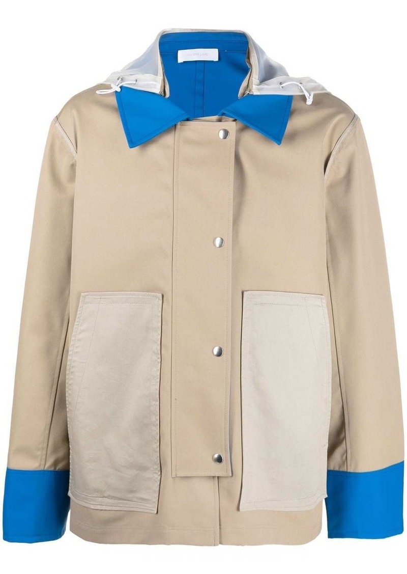 Helmut Lang colour-block single-breasted jacket