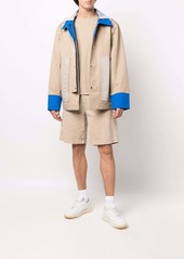 Helmut Lang colour-block single-breasted jacket