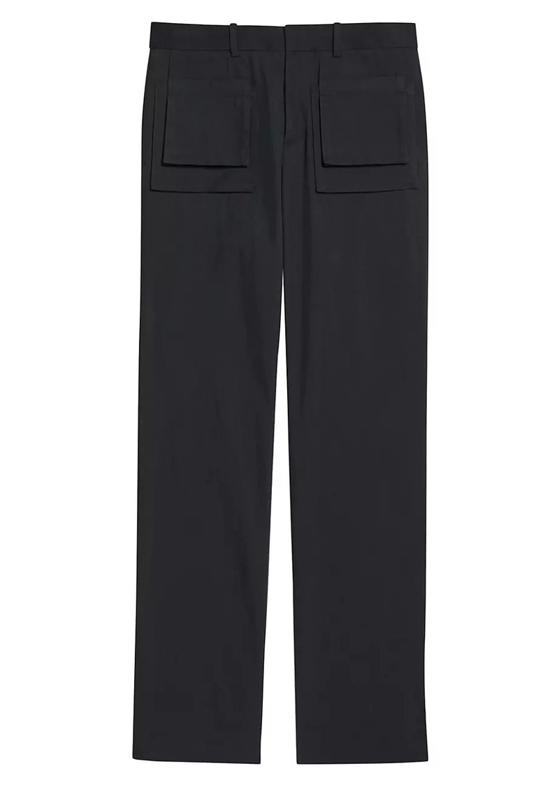 Helmut Lang Cotton-Blend Straight-Leg Cargo Pants