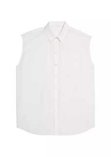 Helmut Lang Cotton Sleeveless Oversized Shirt