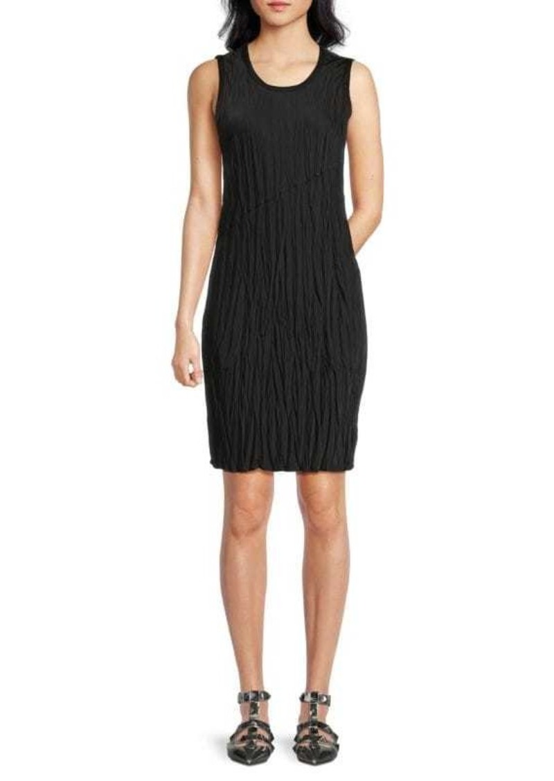 Helmut Lang Crush Bias Mini Dress