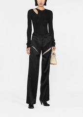 Helmut Lang cut-out knitted top