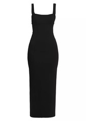 Helmut Lang Cut-Out Ponte Maxi Dress