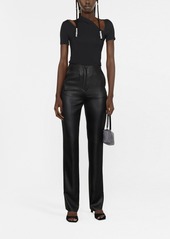 Helmut Lang cut-out short-sleeved top