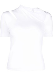 Helmut Lang cut-out short-sleeved top