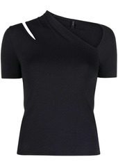 Helmut Lang cut-out short-sleeved top