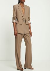 Helmut Lang Cutout Stretch Wool Blazer