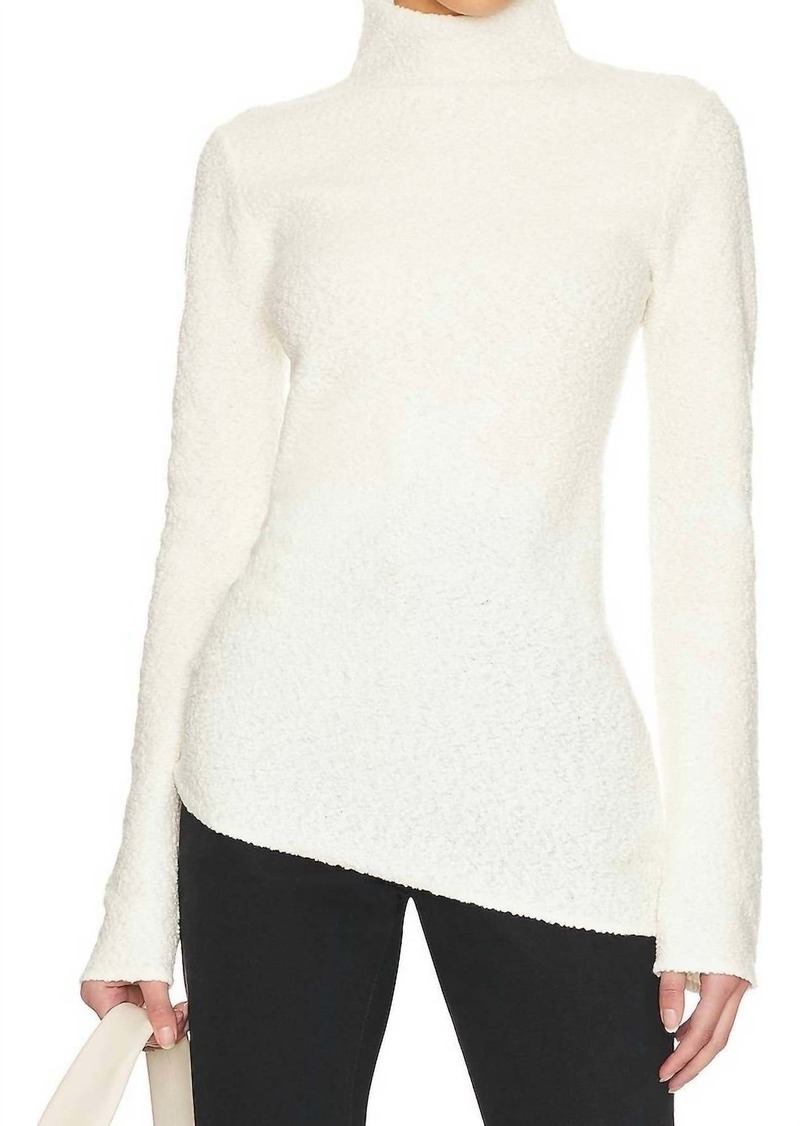 Helmut Lang Deal Long Sleeve Sweater In Ivory