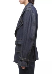 Helmut Lang Denim Rider Trench Coat