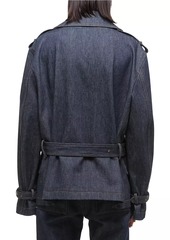 Helmut Lang Denim Rider Trench Coat