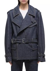 Helmut Lang Denim Rider Trench Coat