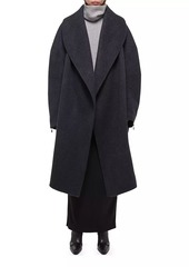 Helmut Lang Df Apex Cocoon Wool Coat