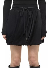 Helmut Lang Drawstring Bubble Miniskirt