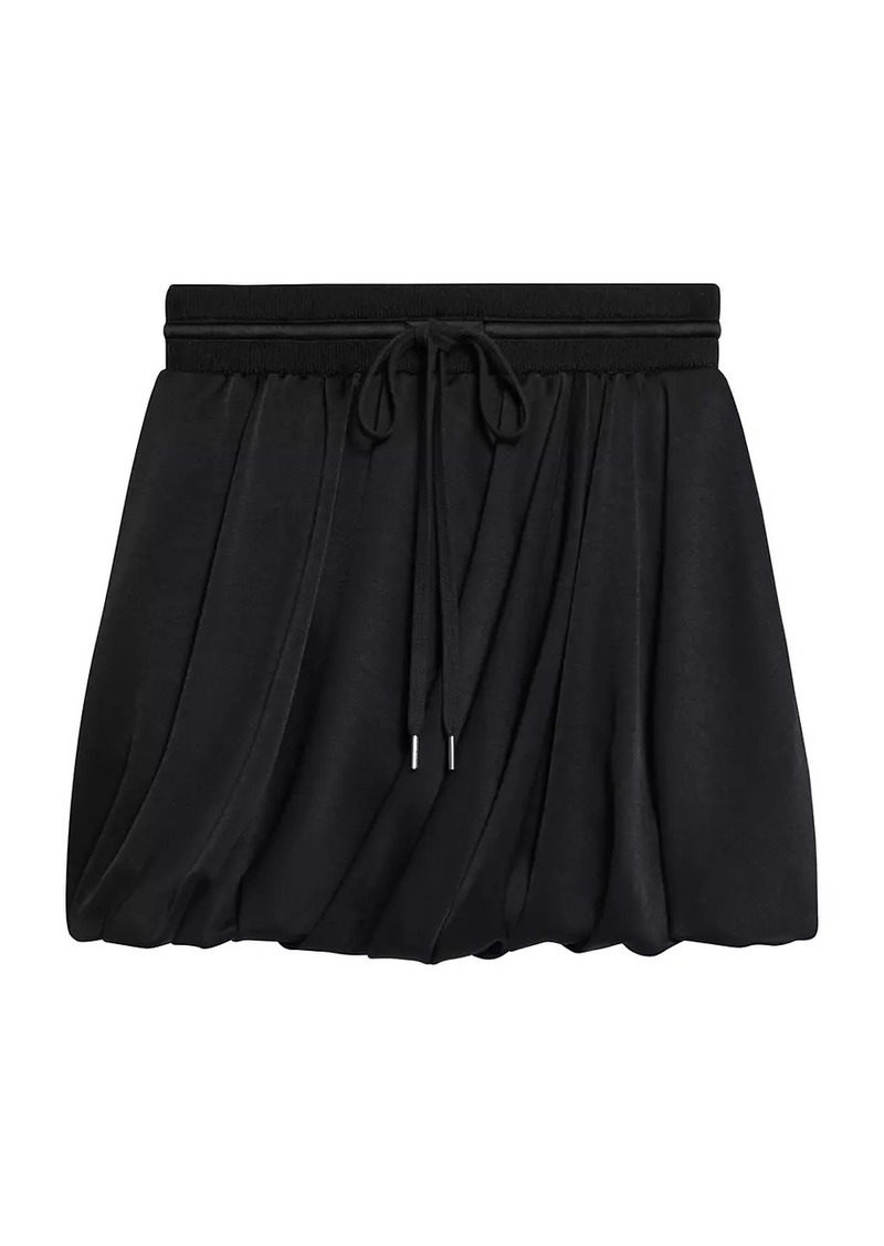 Helmut Lang Drawstring Bubble Miniskirt