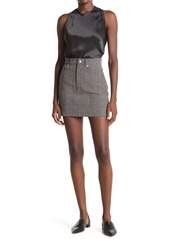 Helmut Lang Femme Wool High Mini Skirt