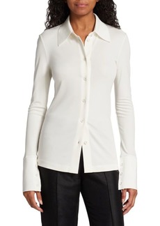 Helmut Lang Fitted Button Front Shirt