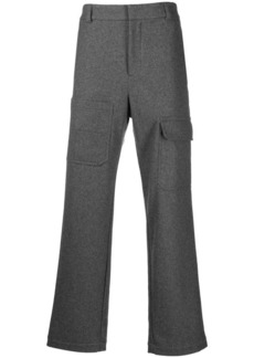 Helmut Lang flannel cargo trousers