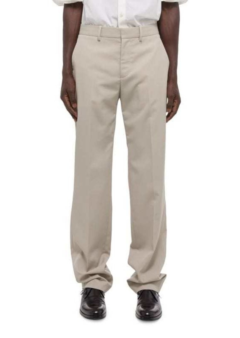 Helmut Lang Flat Front Virgin Wool Pants