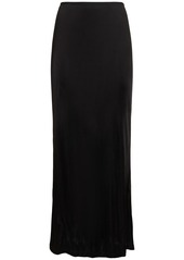 Helmut Lang Fluid Jersey Long Skirt