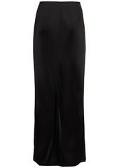 Helmut Lang Fluid Jersey Long Skirt