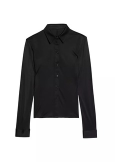 Helmut Lang Fluid Long-Sleeve Button-Up Shirt