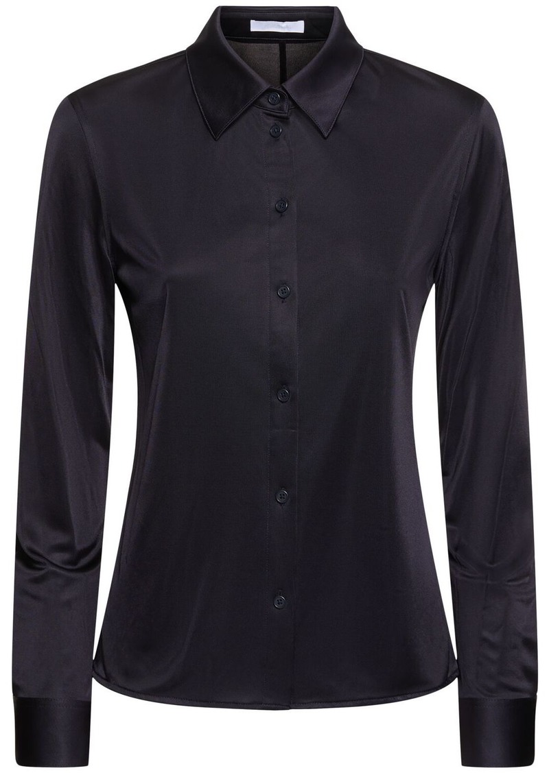 Helmut Lang Fluid Satin Slim Shirt