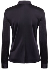 Helmut Lang Fluid Satin Slim Shirt