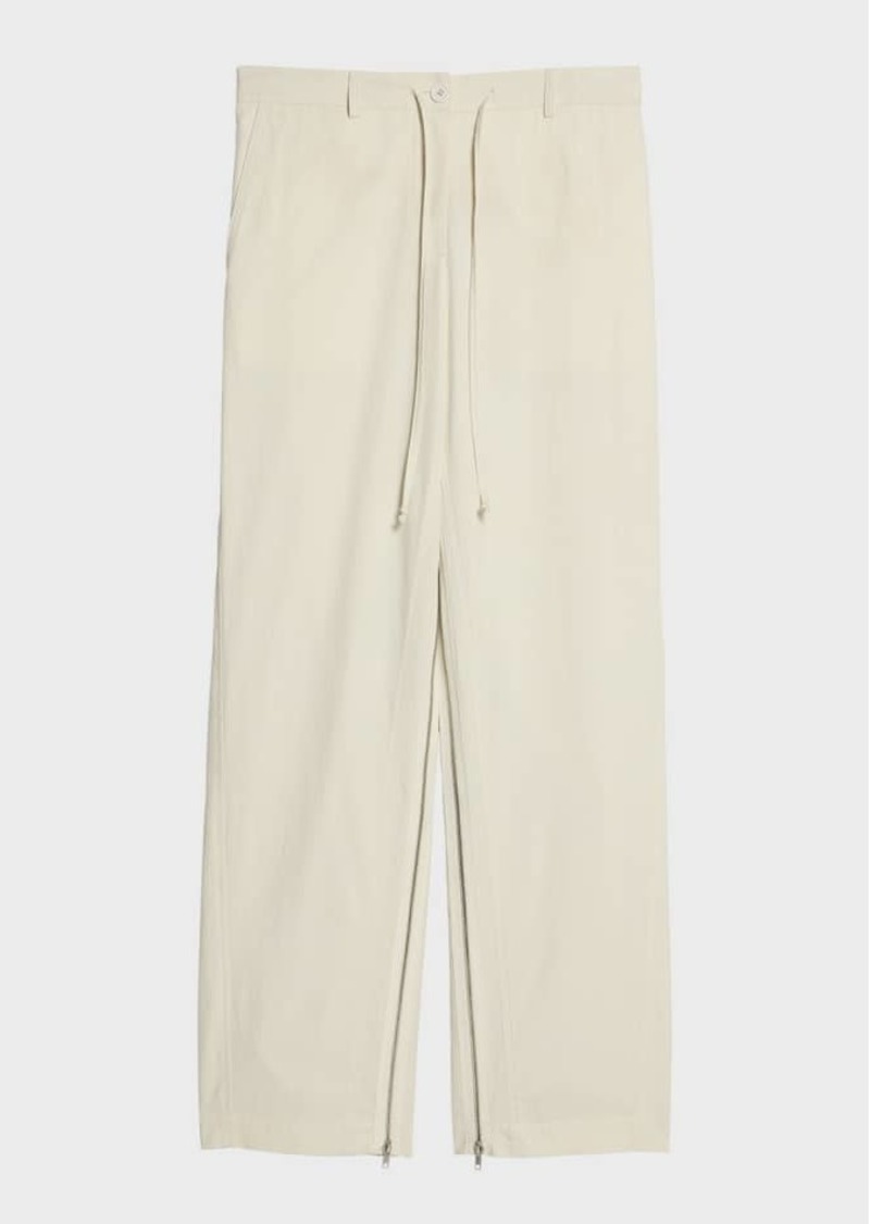 Helmut Lang Gusset Wide-Leg Pants