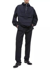 Helmut Lang Half-Zip Hooded Pullover