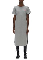 Helmut Lang Heavy Cotton T-Shirt Midi Dress