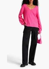 Helmut Lang - Brushed cotton-blend sweater - Pink - XS