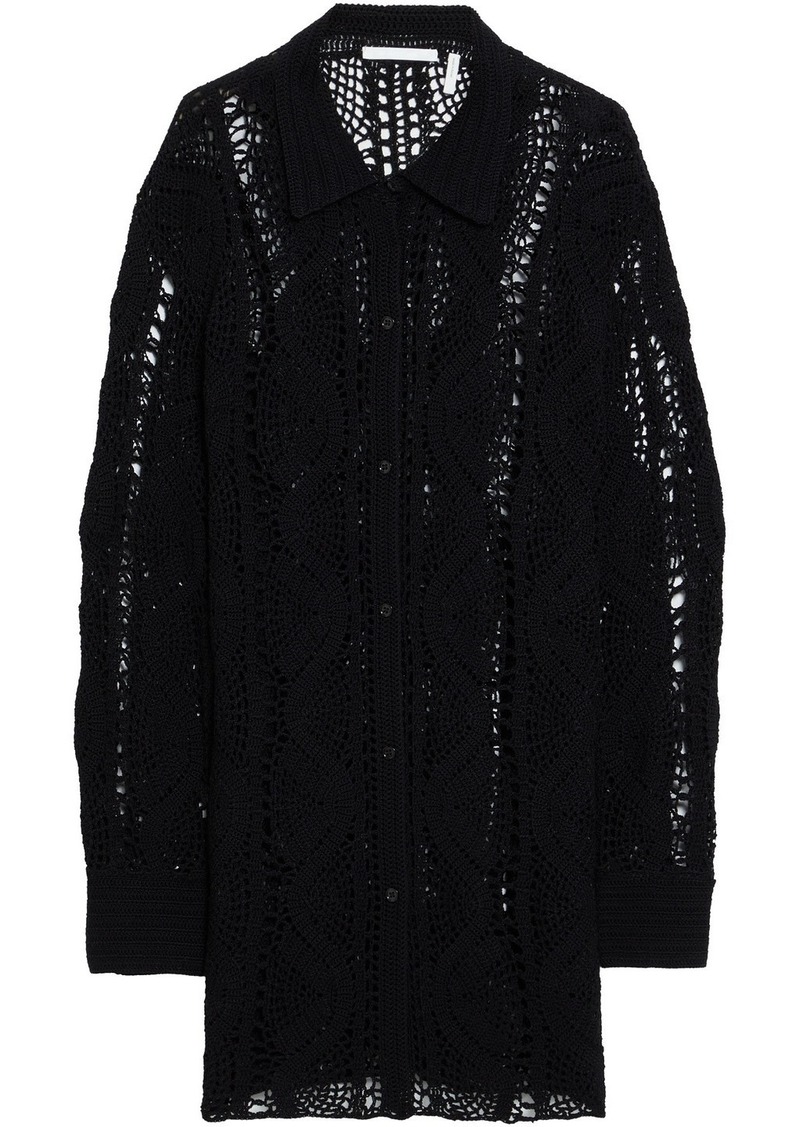 Helmut Lang - Crocheted shirt - Black - M